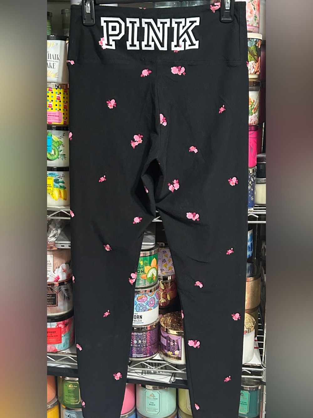 VS PINK FLORAL LEGGINGS